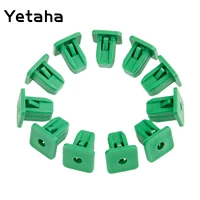yetaha 50pcs car plastic fastener clips auto decorative fast wire seat retainer clip for bmw honda toyota for all car rivet k32