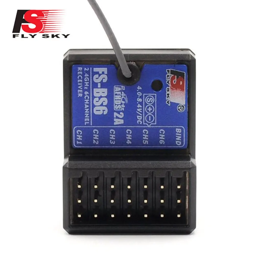 

Flysky FS-BS6 2.4GHz 6CH AFHDS 2A RC Receiver PWM Output With Gyroscope Function For Remote Control Car Boat