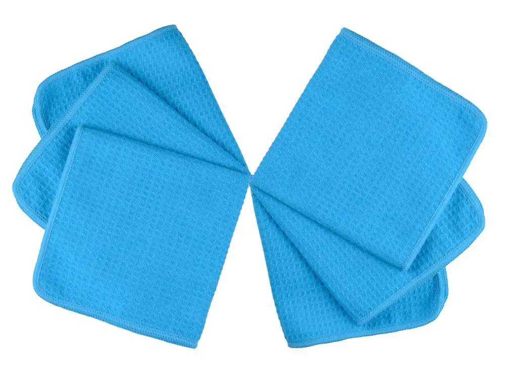 Салфетки для мытья посуды из микрофибры Sinland тряпки лица дома кухни 6 упаковок 16