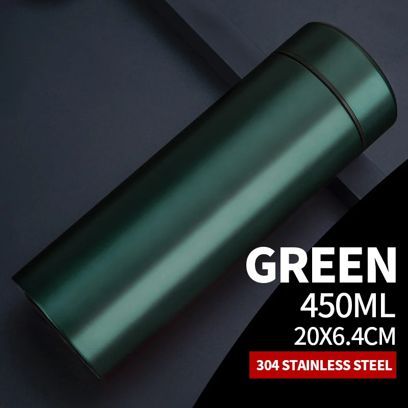 

Yihao 450ml Stainless Steel 304 Thermos Cup Vacuum Flasks With Filter Coffee Mug Water Bottle Home Office Business Vacuum Cup