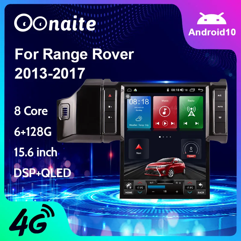 

Car GPS Navigation Multimedia Player for Range Rover 2013-2017 Car Radio Android Auto HD Touch Screen 15.6 inch Head Unit