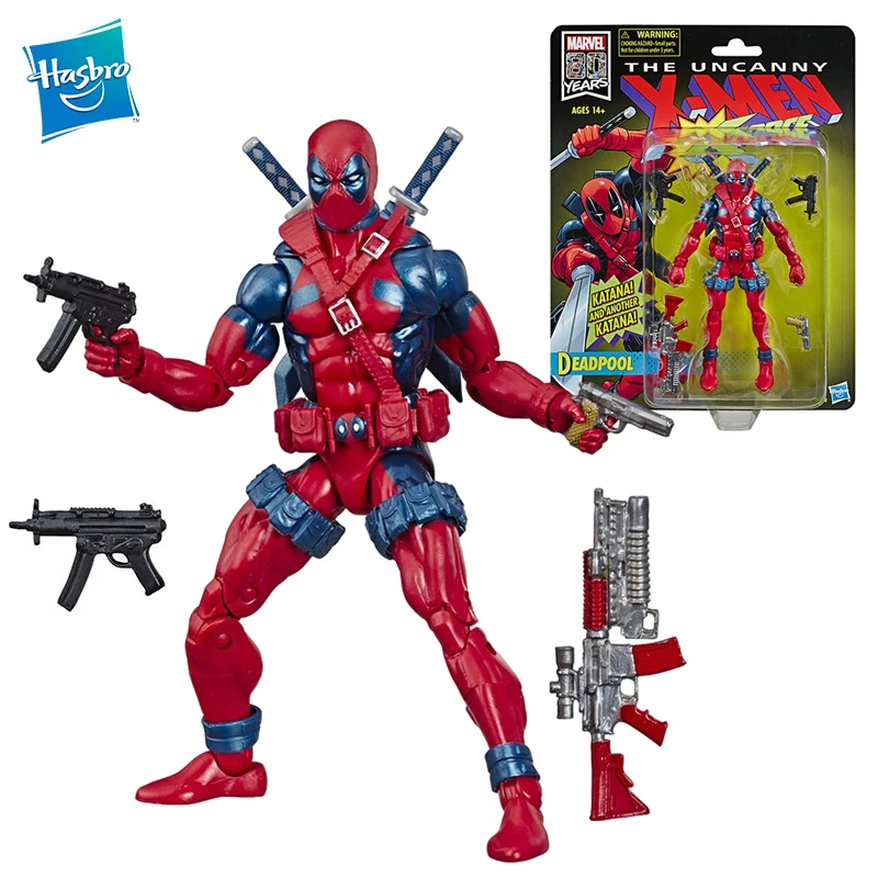 

Spot Goods Hasbro Marvel Legends Marvel 80Th Anniversary Legends Series Deadpool 6-Inch Collection Action Figure Christmas Gift