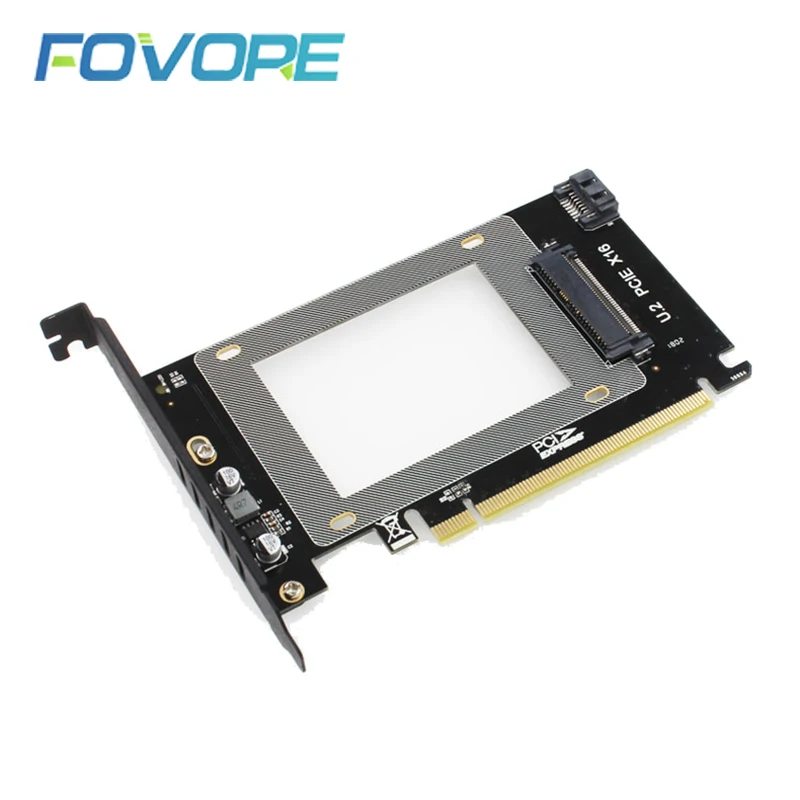 PCI Express 3 0 4x X16 к U.2 SFF 8639 адаптер NVMe PCIe SSD e U2 карта M.2 NGFF 2 5 'SSD E intel x4|Платы расширения|