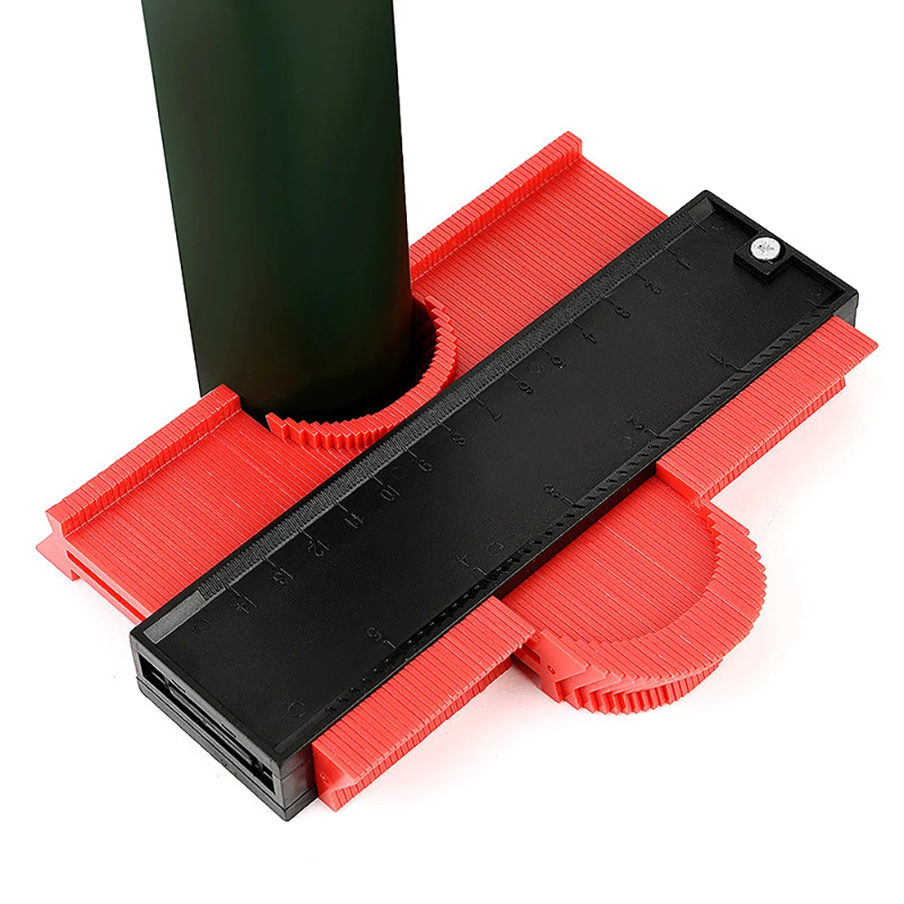 Ассиметричный контурный метр изогнутая линейка пластиковый инструмент профиль