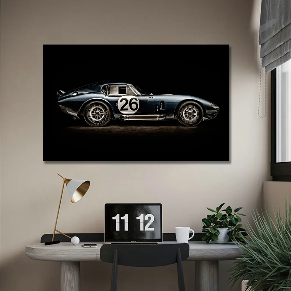 

MuscleRacing Car Sport Racing Car Poster Painting Canvas Print Nordic Home Decor Wall Art Picture For Living Room Frameless