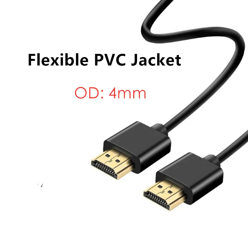 Veggieg ультра-тонкий hdmi-кабель 3D и 4K Премиум Тонкий HDMI кабель HDMI2.0
