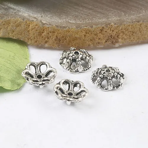 

40 шт. тибетские серебряные бусины из torus H0196