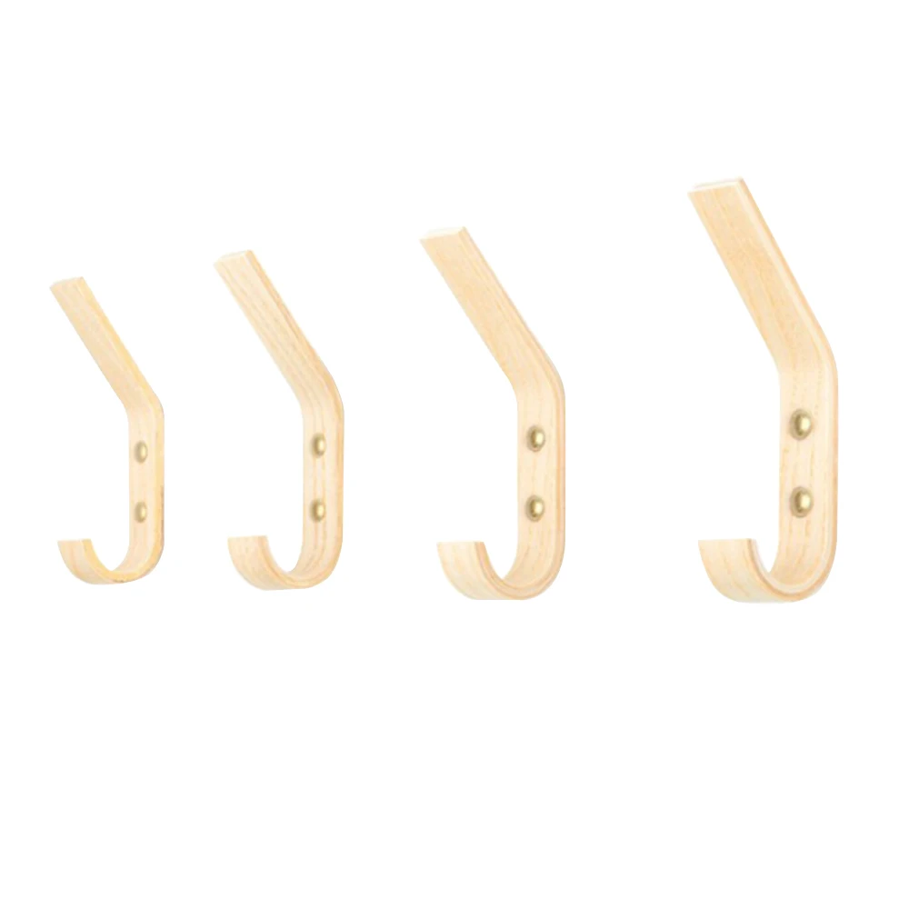 Деревянный крючок для полотенец пальто настенная вешалка одежды шляпы одинарный