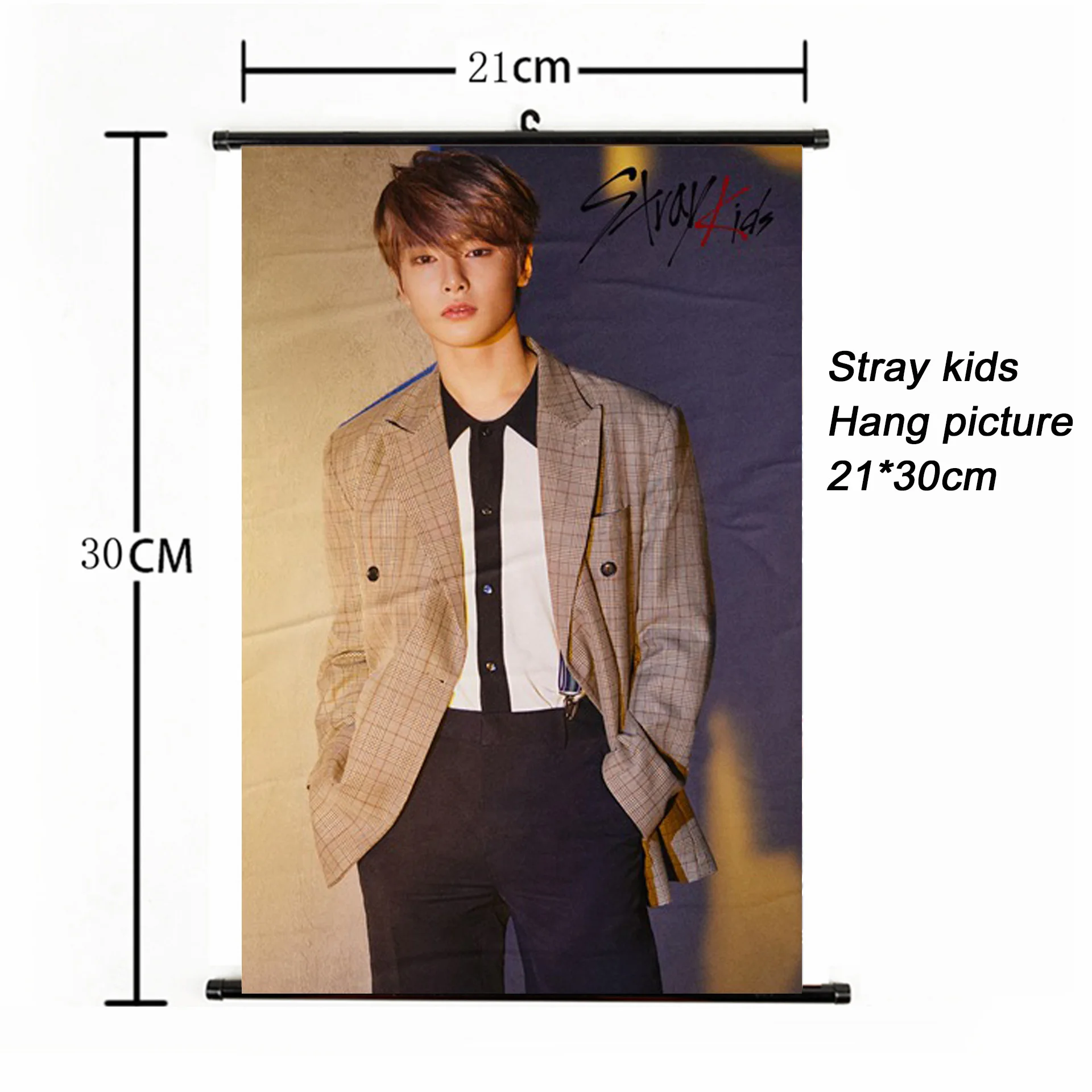 Модный Kpop Stray Kids Hang paintng 21*30 см постер stray kids signature желтая древесина альбом Фотокарта плакат вентиляторы коллекция