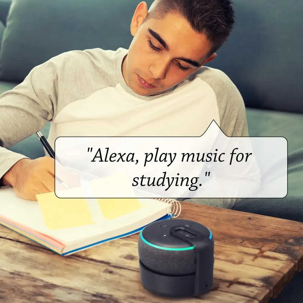 GGMM 10000/5200mAh Battery Base For Amazon Alexa Echo Dot 3th Gen Portable Docking Station Charging Base For Echo Dot 3  Play 8H