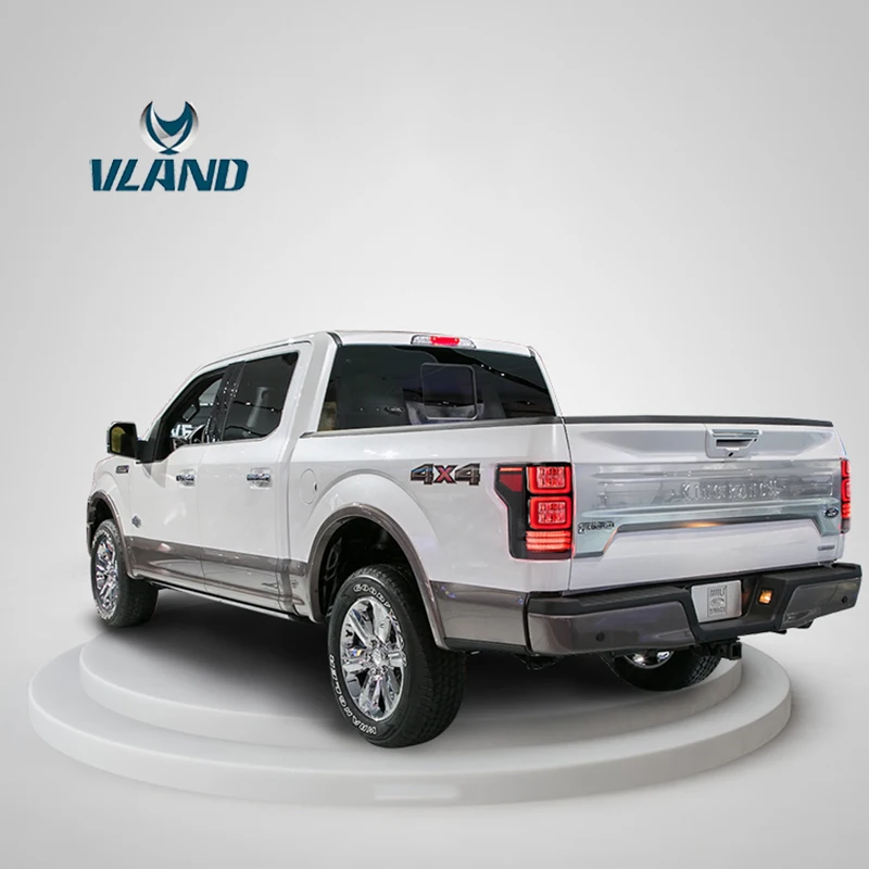 Vland заводские автомобильные аксессуары задний фонарь для Ford F150-UP полный светодиодный задний фонарь с последовательным индикатором