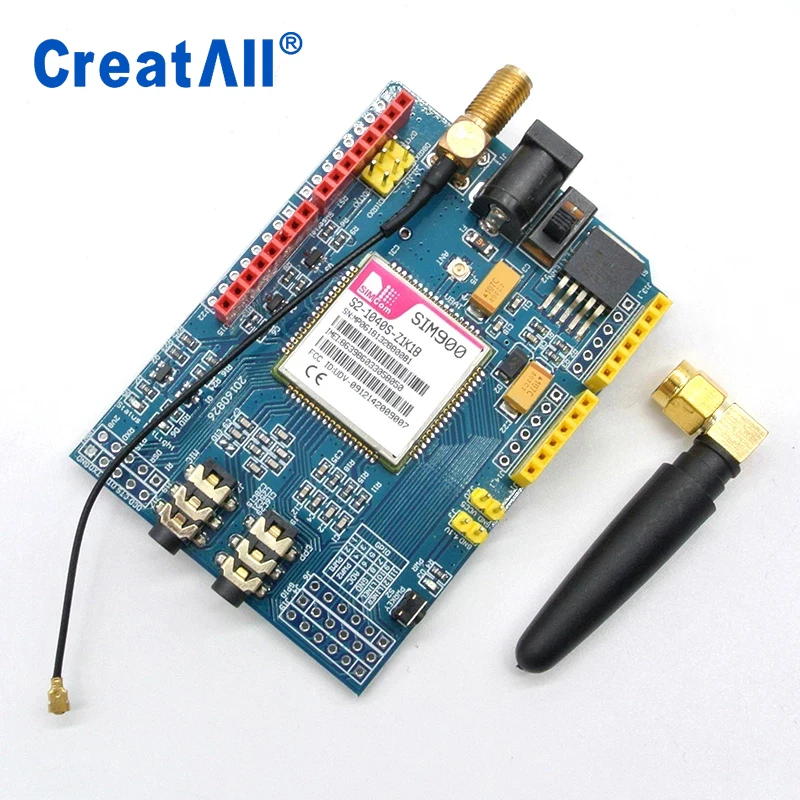 Модуль питания GSMSIM900 4 частоты макетная плата GSM GPRS SMS беспроводной модуль super TC35I