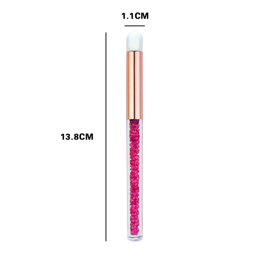 Crystal Eyelash Cleaning Brush Washing Makeup Lash Extensions Cleaner Skin Care Tools 13.8cm | Красота и здоровье
