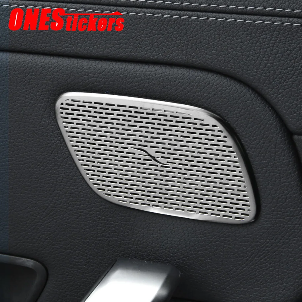 Для Mercedes Benz A Class W177 V177 2019 2020 + Тюнинг автомобиля задняя дверь Колонка стойка аудио