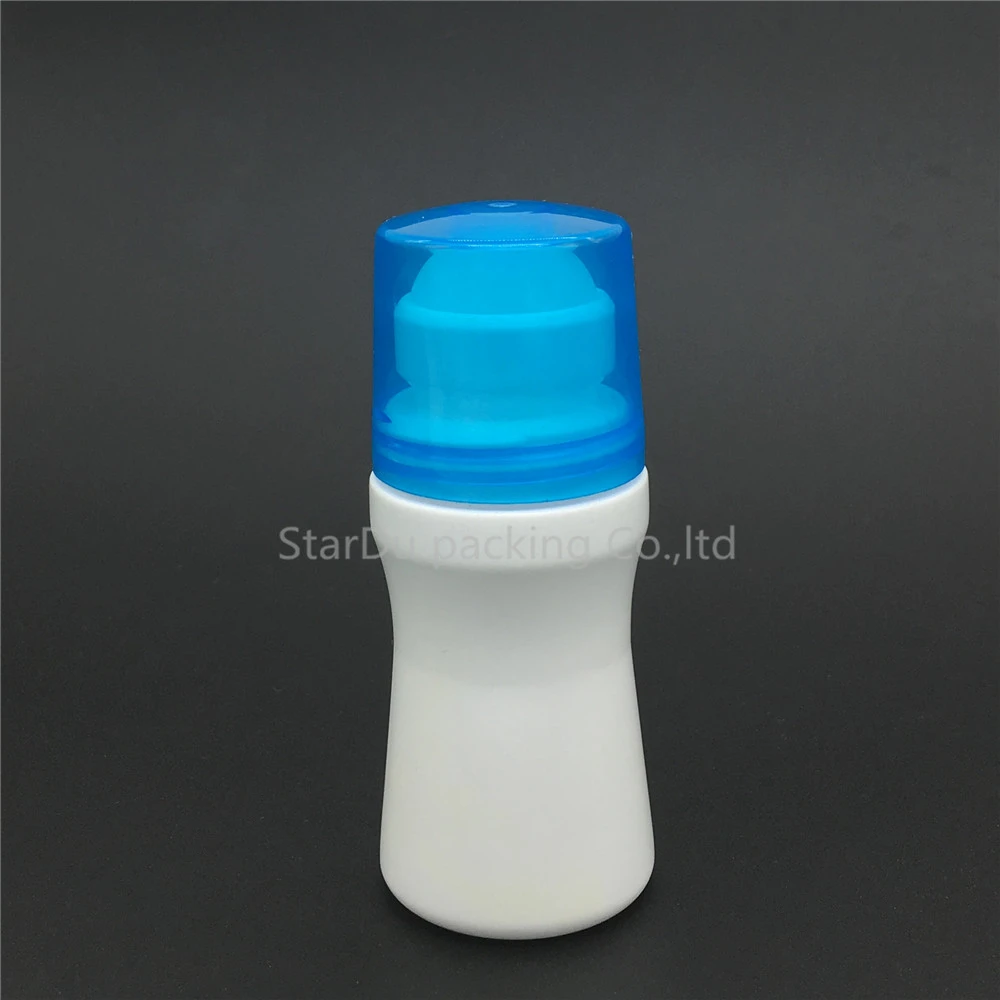 2pcs/lot 40ml Plastic Roll On bottle PP Deodorant container Fragrance Bottle With Roller | Красота и здоровье