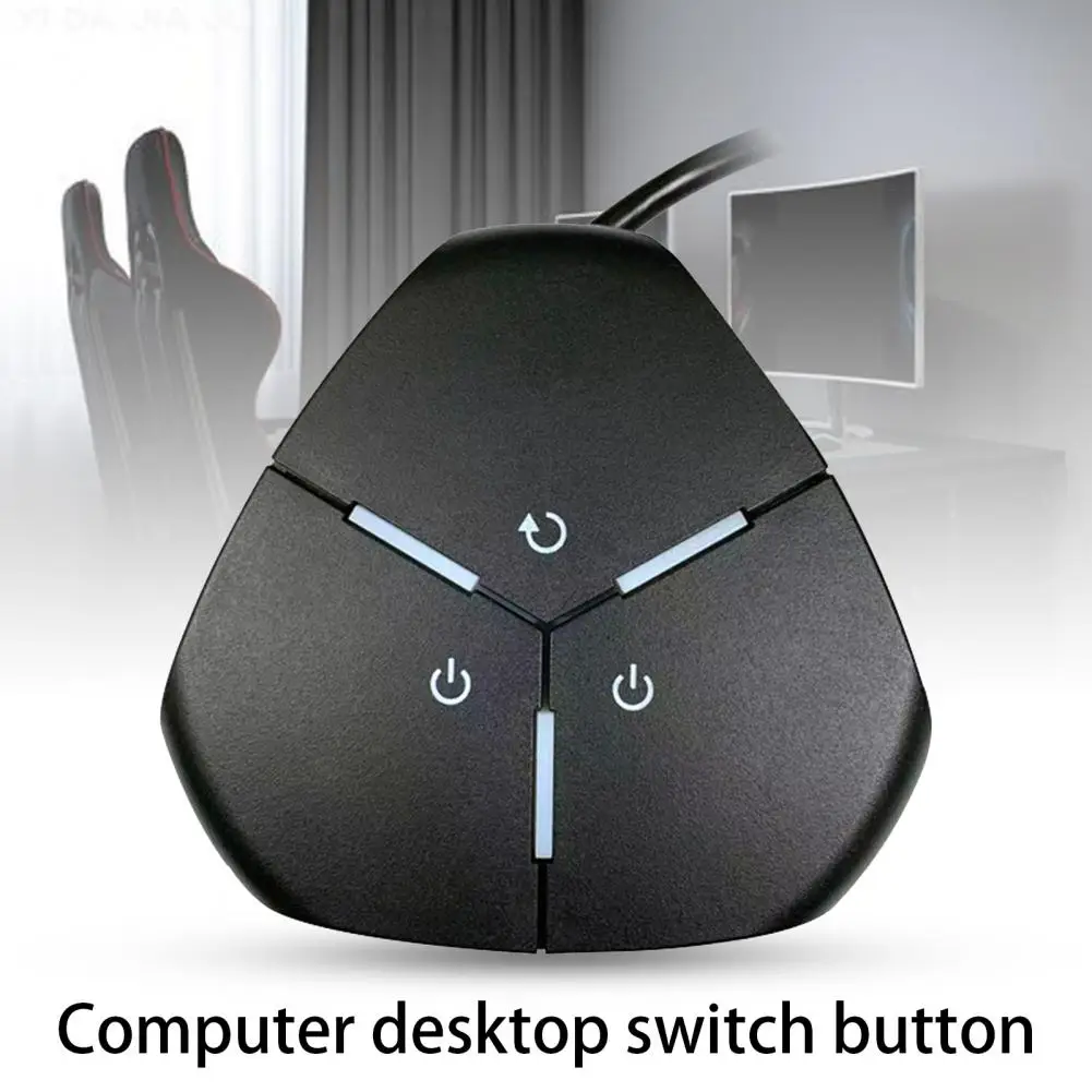 1 6 м портативный двойной USB-порт для ПК настольного компьютера чехол Кнопка