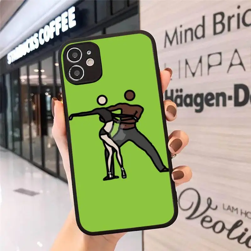 

Abstract minimalist ballet Phone Cases Matte Transparent for iPhone 7 8 11 12 s mini pro X XS XR MAX Plus cover funda