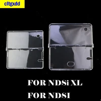 transparent crystal case hard transparent protective case for ndsindsi xl crystal anti scratch and dust proof protective case