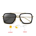 Солнцезащитные очки для перехода фотохромные очки для близорукости мужские и женские диоптрические очки мужские близорукие очки-1,0-1,5 NX