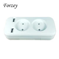 usb extension socket charger free shipping double usb port 5v 2a usb wall outlet high quality usb murale fz 01 03