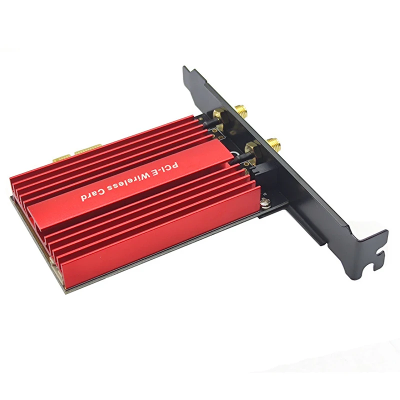 

AX200 WIFI6 Wireless Network Card PCI-E to NGFF M.2 WIFI Wireless Module Bluetooth5.1 Desktop Gigabit Network Card