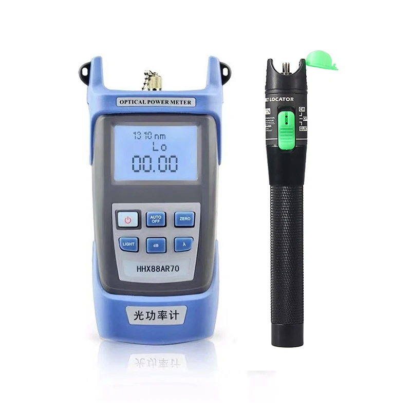 20MW 2 In1 FTTH Fiber Optic Tool Kit Optical Power Meter -70 +3 and 20km Visual Fault Locator optic test pen VFL | Мобильные