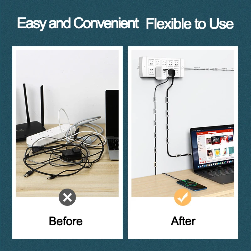 Универсальное зарядное устройство USB для управления кабелем настольный