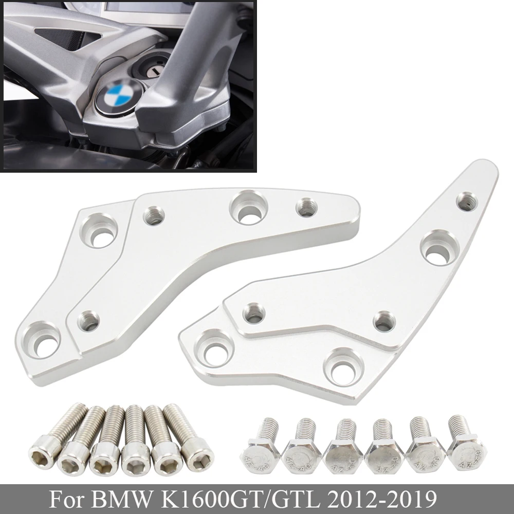 

Адаптеры высоты 18 мм для Руля Мотоцикла из алюминиевого сплава для BMW K1600GT K1600GTL K1600 2012-2019