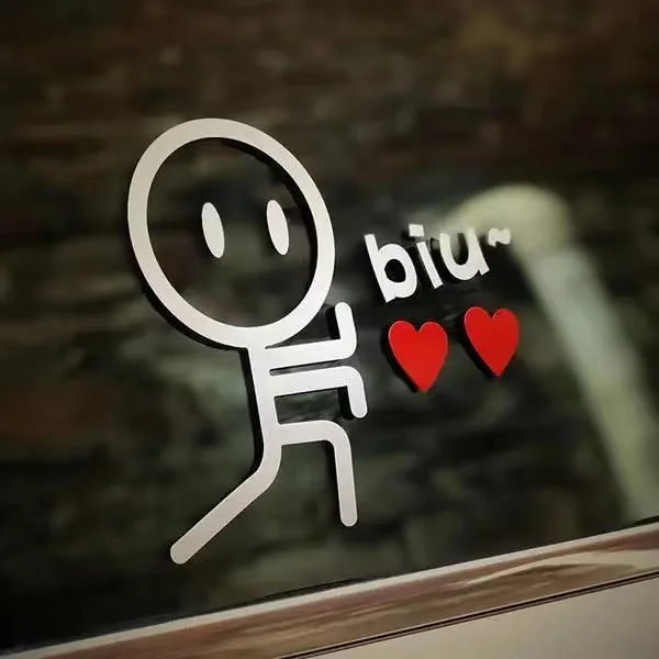 

Car Glass Car Window Stickers Personality Funny Whimsy Trend Love Stickers White