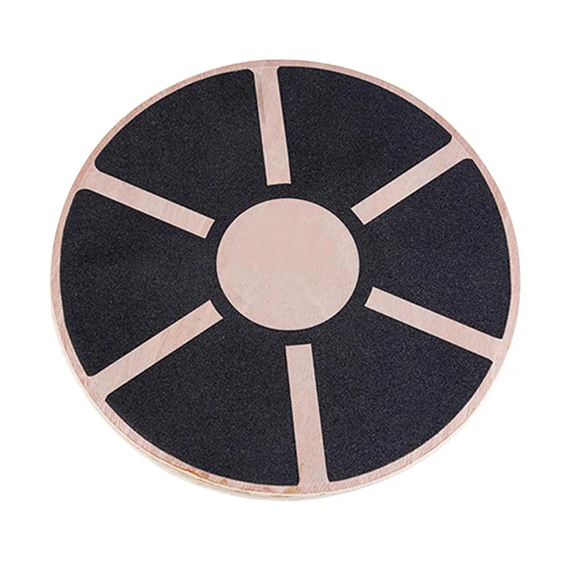 Нескользящая Йога Доска для баланса деревянная тренировка тренажерный зал