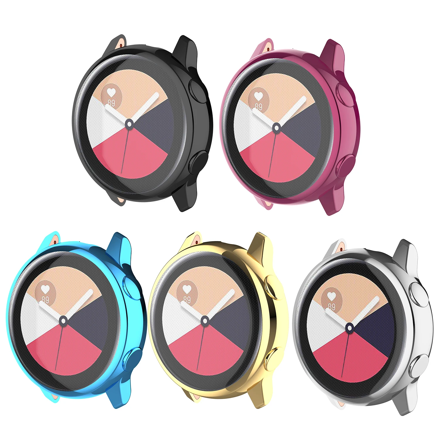 Для Galaxy Watch active case Samsung galaxy watch 2 44 мм 40 Бампер протектор HD полное покрытие защита