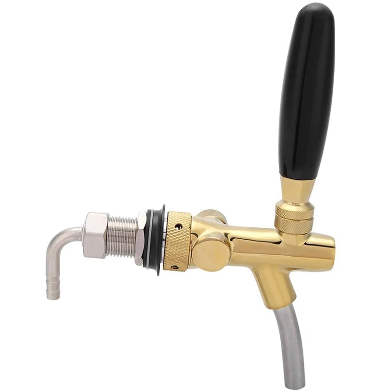 G5/8 хромированная нержавеющая сталь Регулируемый пивной диспенсер кран для