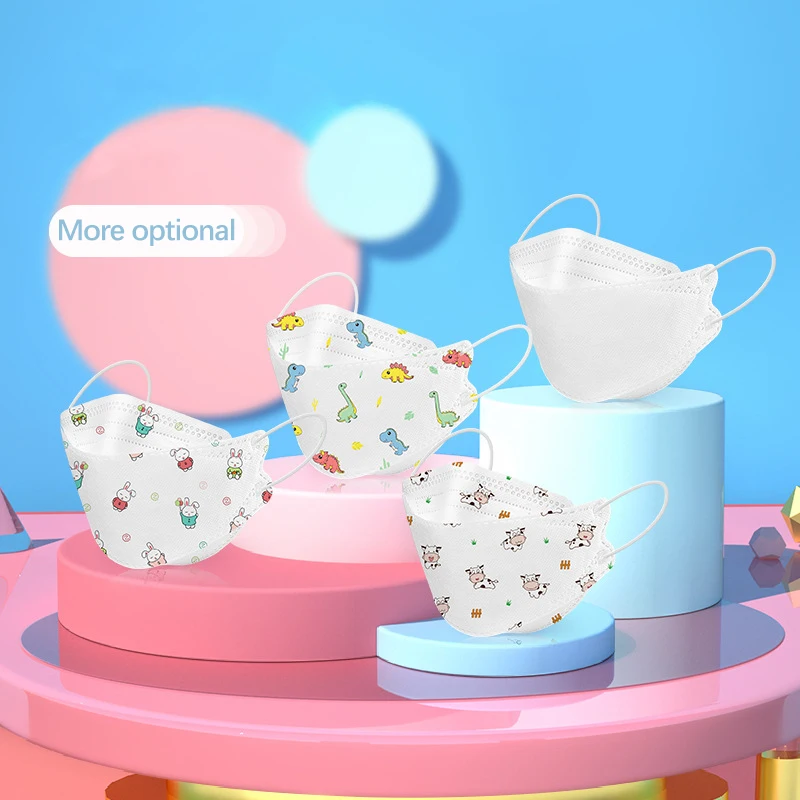 

Kid CE FFP2 KF94 Masks Children Aged 3-15 Disposable KN95 Mask Breathable Protection 4 Layer Dust-proof Mouth Masks Mascarillas