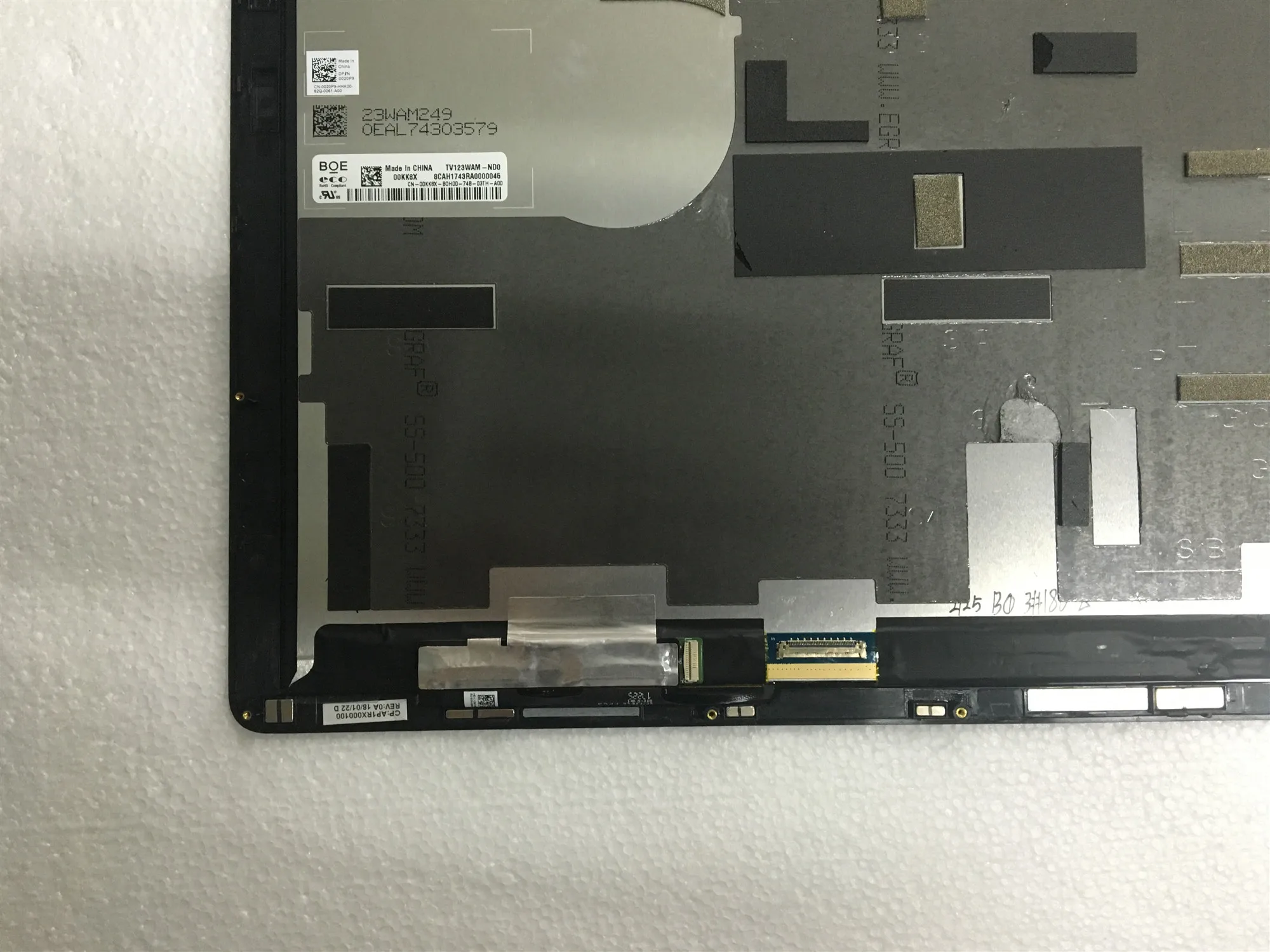 14," сенсорный экран дигитайзер стеклянная панель для hp Pavilion X360 14-BA с рамкой