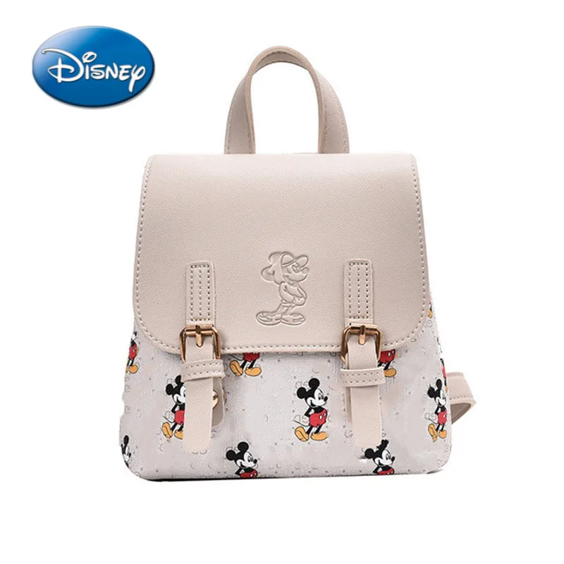 

Disney Bag Mickey Cartoon Woman Backpack High Quality Large Capacity Backpack Shoulder Bag Kawaii School Bag Luxury Female Bag