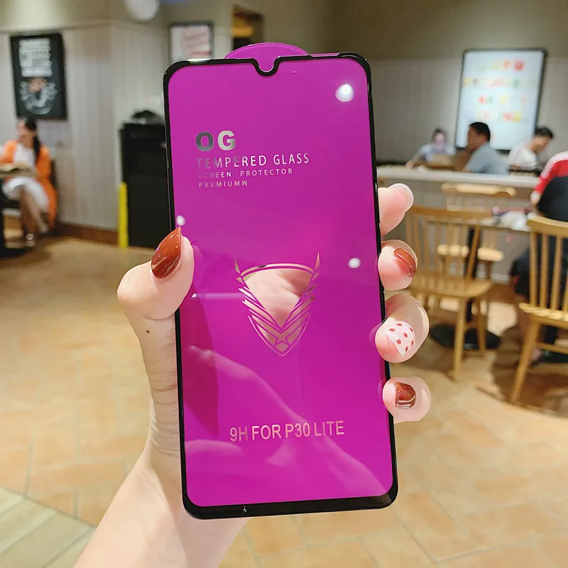 Большой закаленное стекло для huawei Y9 Y6 Y7 Prime honor 20 8X Nova 5 защитный Стекло Y5 Y7 Y9 Prime Экран протектор