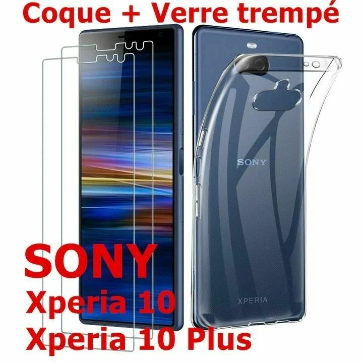 

FOR COQUE POUR SONY XPERIA 10/10 Plus SILICONE CASE SOUPLE ETUI HOUSSE GEL COVER