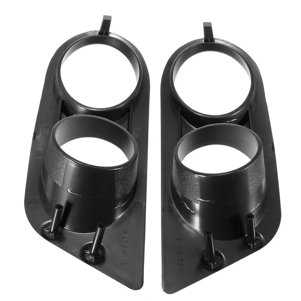 1 пара высокое качество черный передний бампер противотуманный светильник