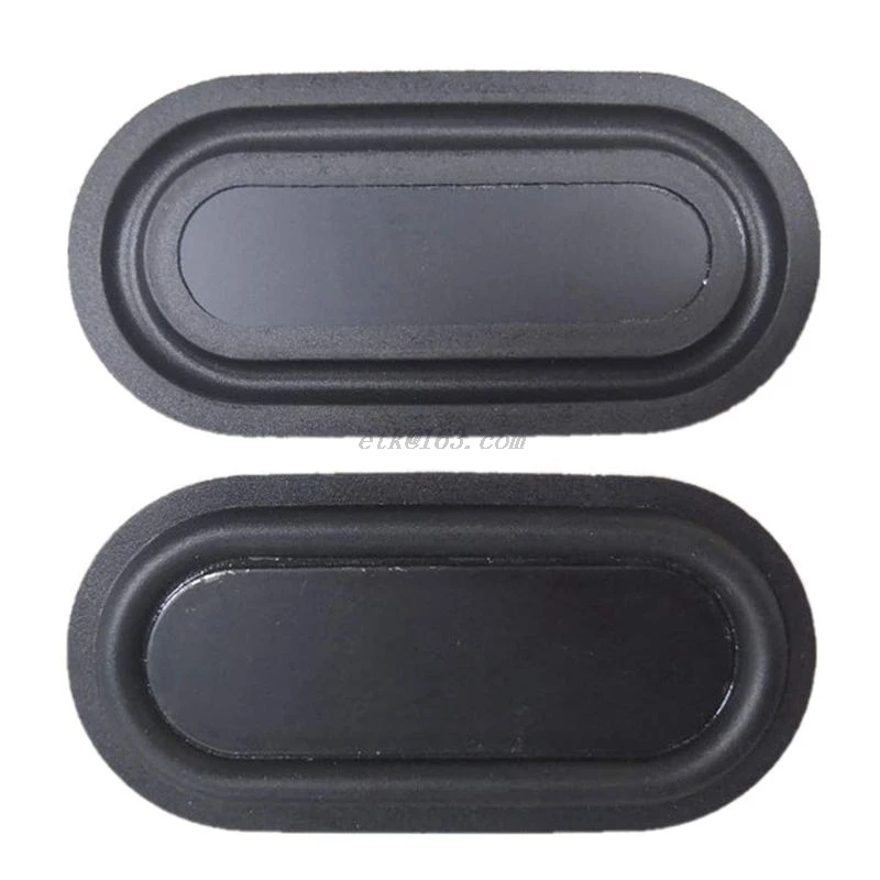 

2PCS Oval Shape Bass Diaphragm Rubber DIY Speaker Plate Passive Radiator Auxiliary Bass Vibration Plates 2040-6090