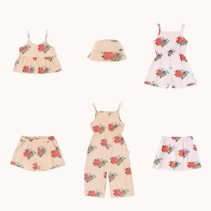 EnkeliBB 2020 New Kids Summer Clothes Sets Brand High Quality Girl Bouse and Bloomers Outfit Toddler Boys Tshirt Baby Set | Мать и