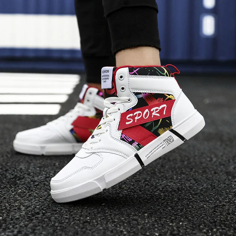 Кроссовки X женские высокие с ярким принтом Повседневная теплая хлопковая обувь