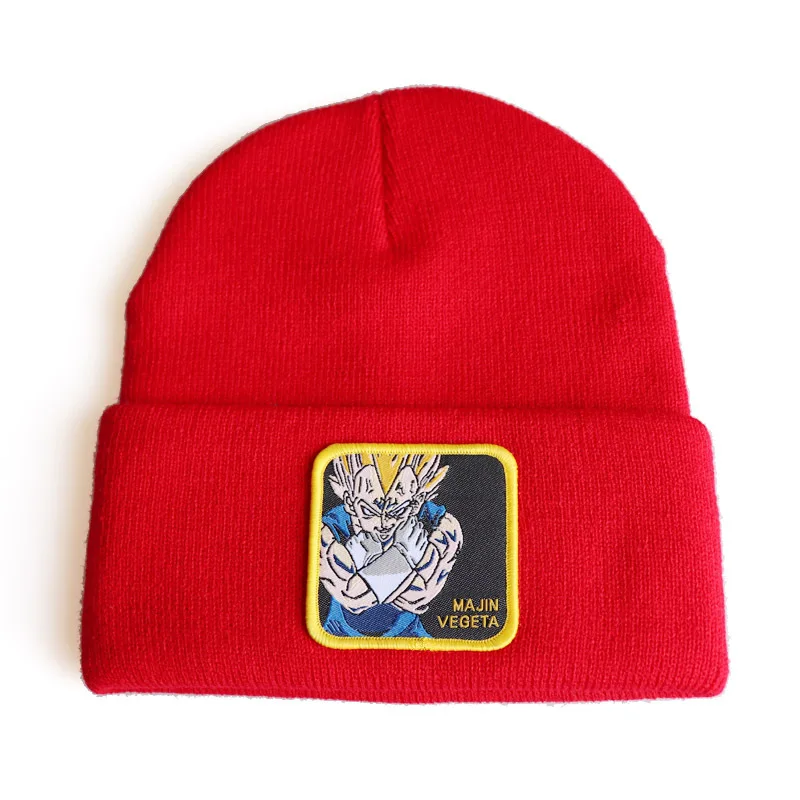 Majin Vegeta Beanies шапка для мужчин женщин Dragon Ball Z вязанная шапка с вышивкой хип хоп шапка