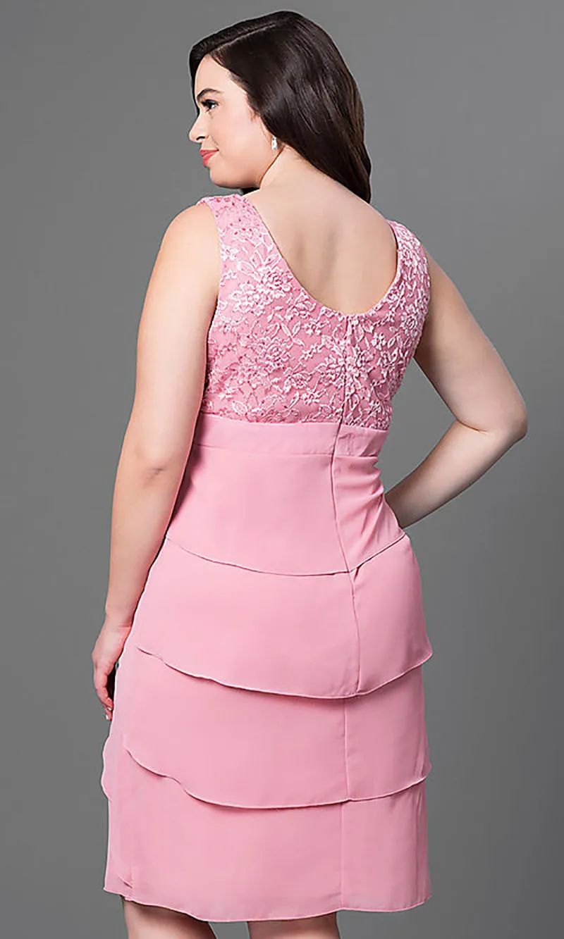 Полуофициальное платье с запахом и v образным вырезом размера плюс для женщин