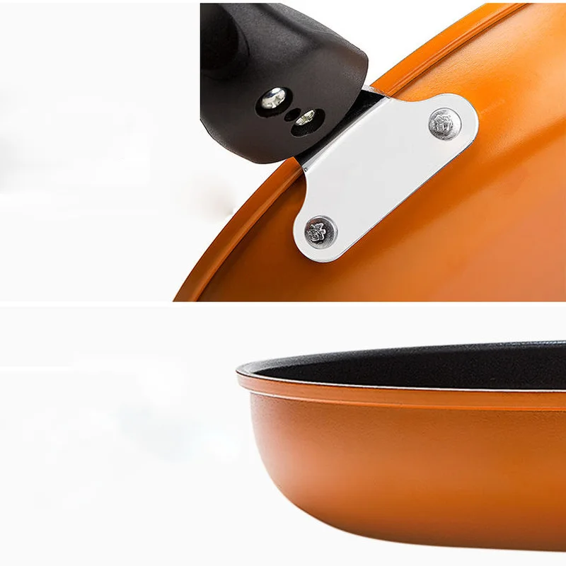 

26CM Thickening Bottom Pan Frying Pan Non-stick Pan No Smoke Pancake Pot Induction Cooker Gas Universal Cookware Cooking Pots