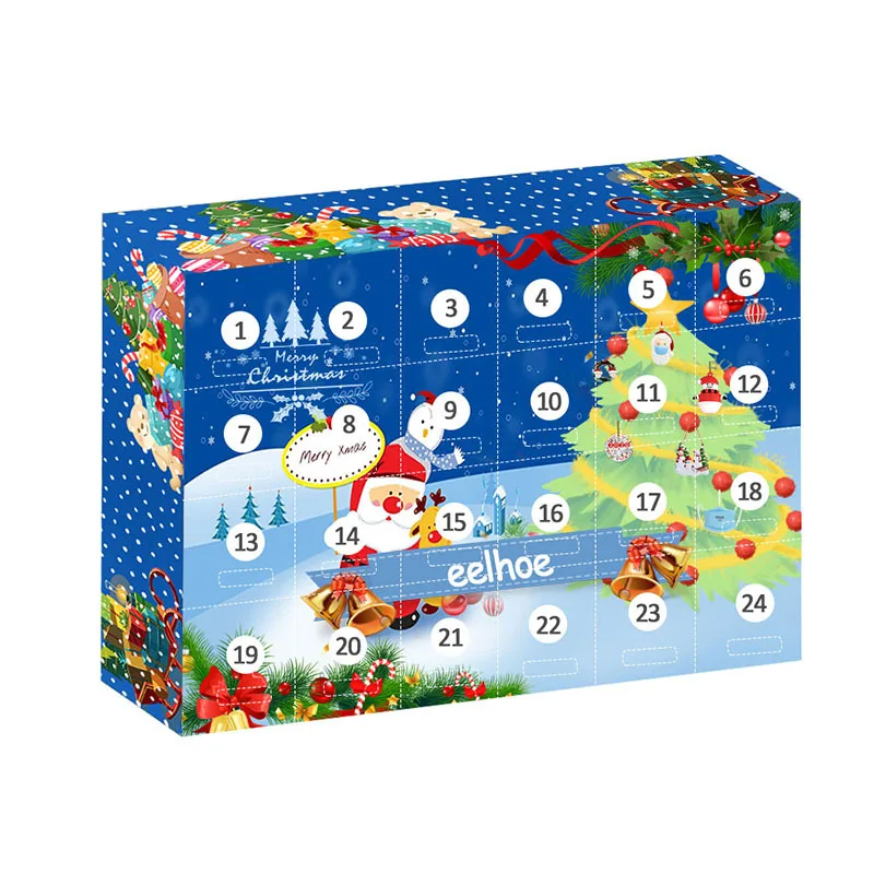 

Christmas Elk Advent Calendar 2020 The One With 24 Little Doors and 24Pcs Pendants Toys P7Ding
