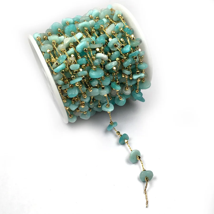 Разноцветные бусины ручной работы цепочки для самостоятельного изготовления