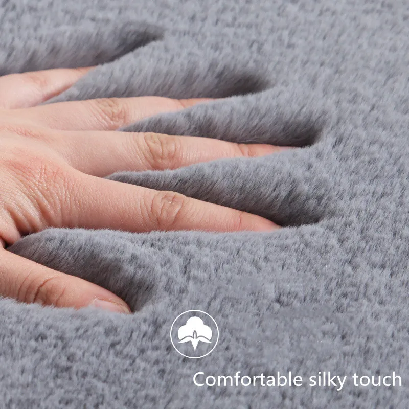 Искусственный Кролик утолщенный мягкий ковер для гостиной спальни дома прихожей