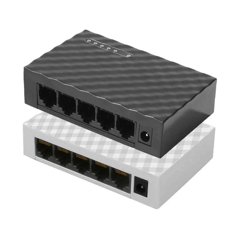 10/100/1000 Мбит/с быстрый гигабитный коммутатор 5 портов Мини RJ45 настольный сетевой