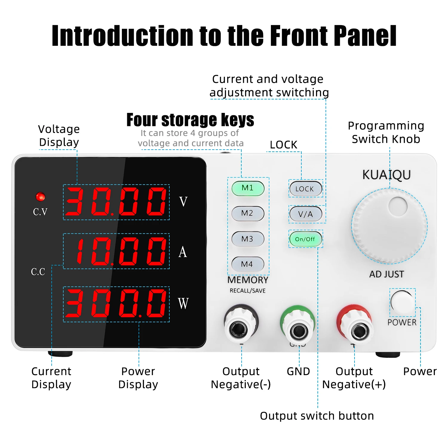 Программируемый лабораторный импульсный источник питания постоянного тока
