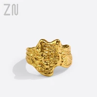 zn europe and american style vintage creative bump irregular metal finger rings womens fashion simple jewelry personality gifts